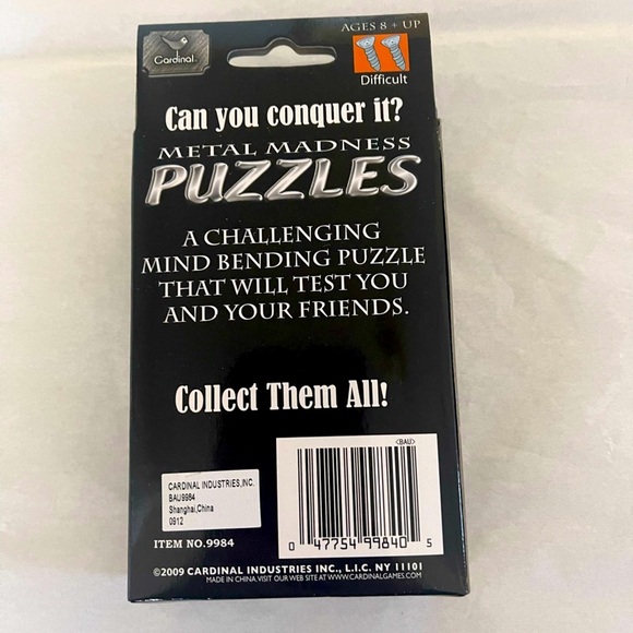 NWT Challenging Metal Puzzle - Picture 2 of 3